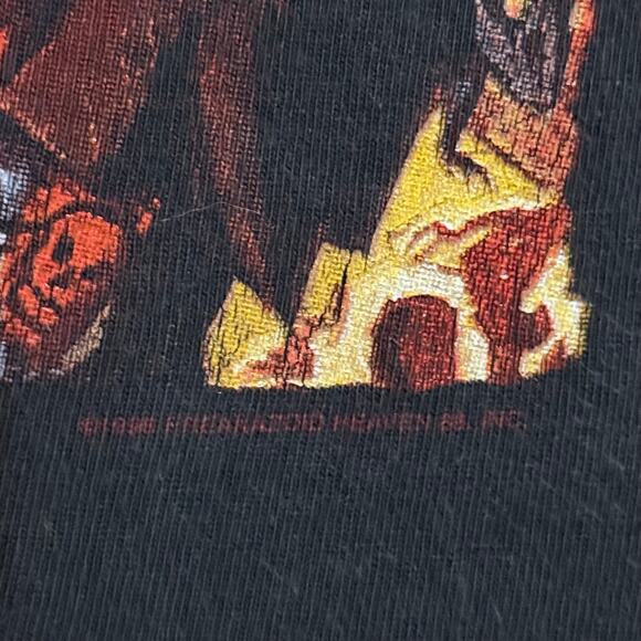 Vintage 1998 Rob Zombie Hellbilly Deluxe Shirt Size XL Pentagram Band Tee - Picture 6 of 8